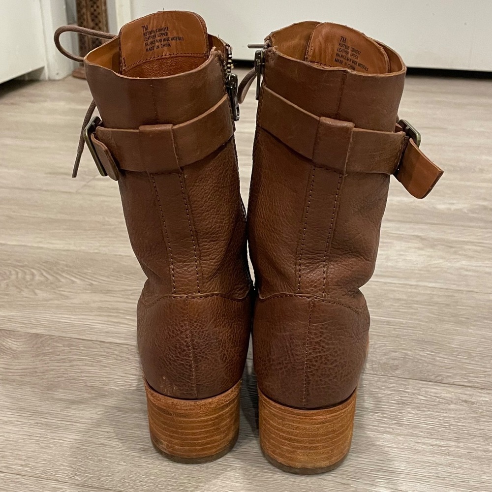 Kork Ease Mona Womens Boot Leather Renaissance Brown Whimsigoth Ren Faire 7M - Picture 6 of 7